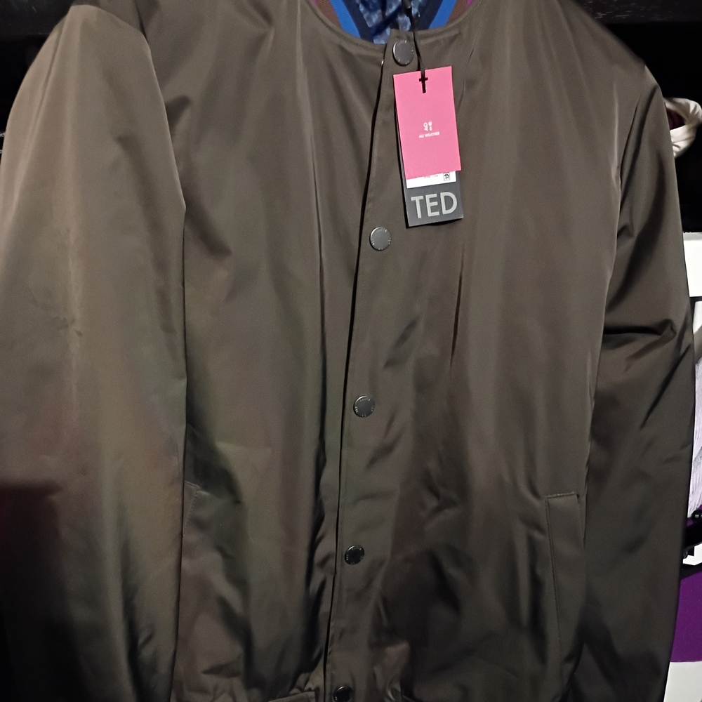 Ted Baker Olive Green Bomber Jacket